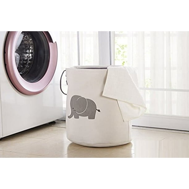 Lannu Laundry Hamper Storage Bin Baskets Nursery Kids Cotton Linen Collection Organizer Canvas Fabric Collapsible Bags Baby Toys,Elephant SG_B07BMVBV2B_US Lannu Laundry Hamper Storage Bin Baskets Nursery Kids Cotton Linen Collection Organizer Canvas Fabric Collapsible Bags Baby Toys,Elephant SG_B07BMVBV2B_US